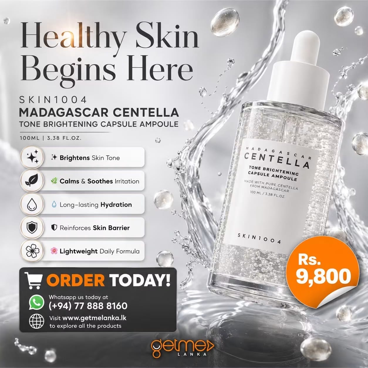 CENTELLA 100ml ( MADAGASCAR CENTELLA )