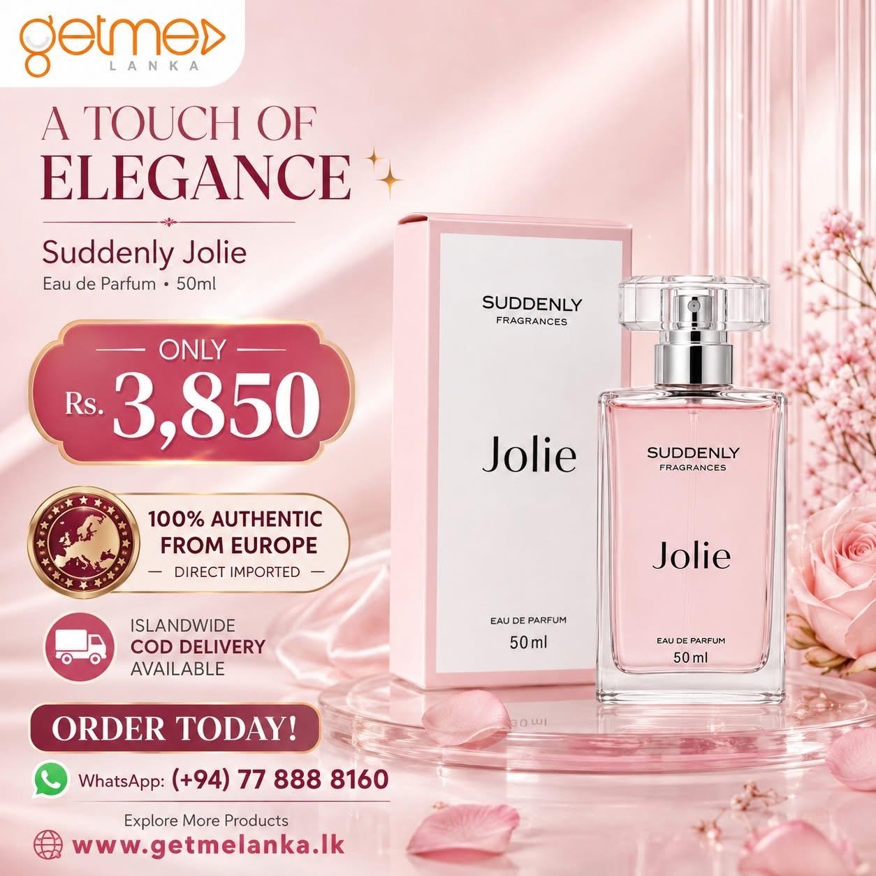 SUDDENLY FRAGRANCE JOLIE PARFUM